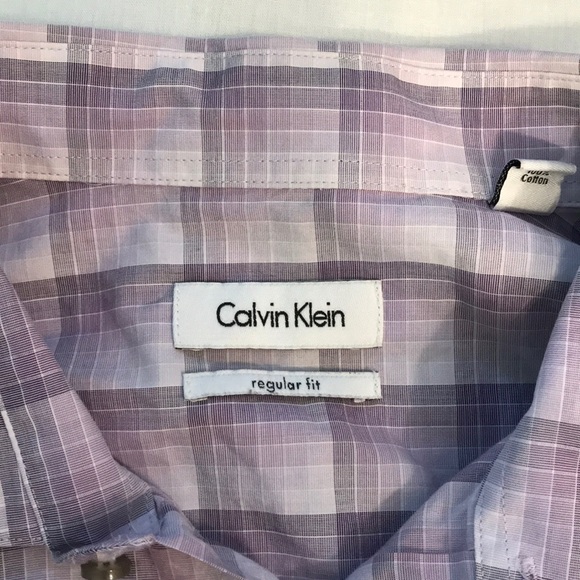 Calvin Klein dress shirt size neck 17 length 34-35 - Picture 2 of 3